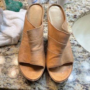 Stuart Weitzman  leather wedges